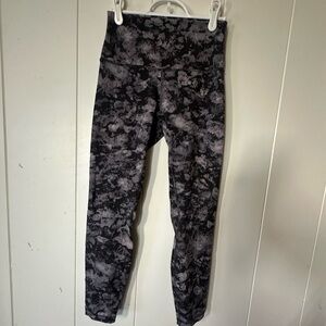 Lululemon Align 25" Floral Illusion Ice Grey Multi (M)